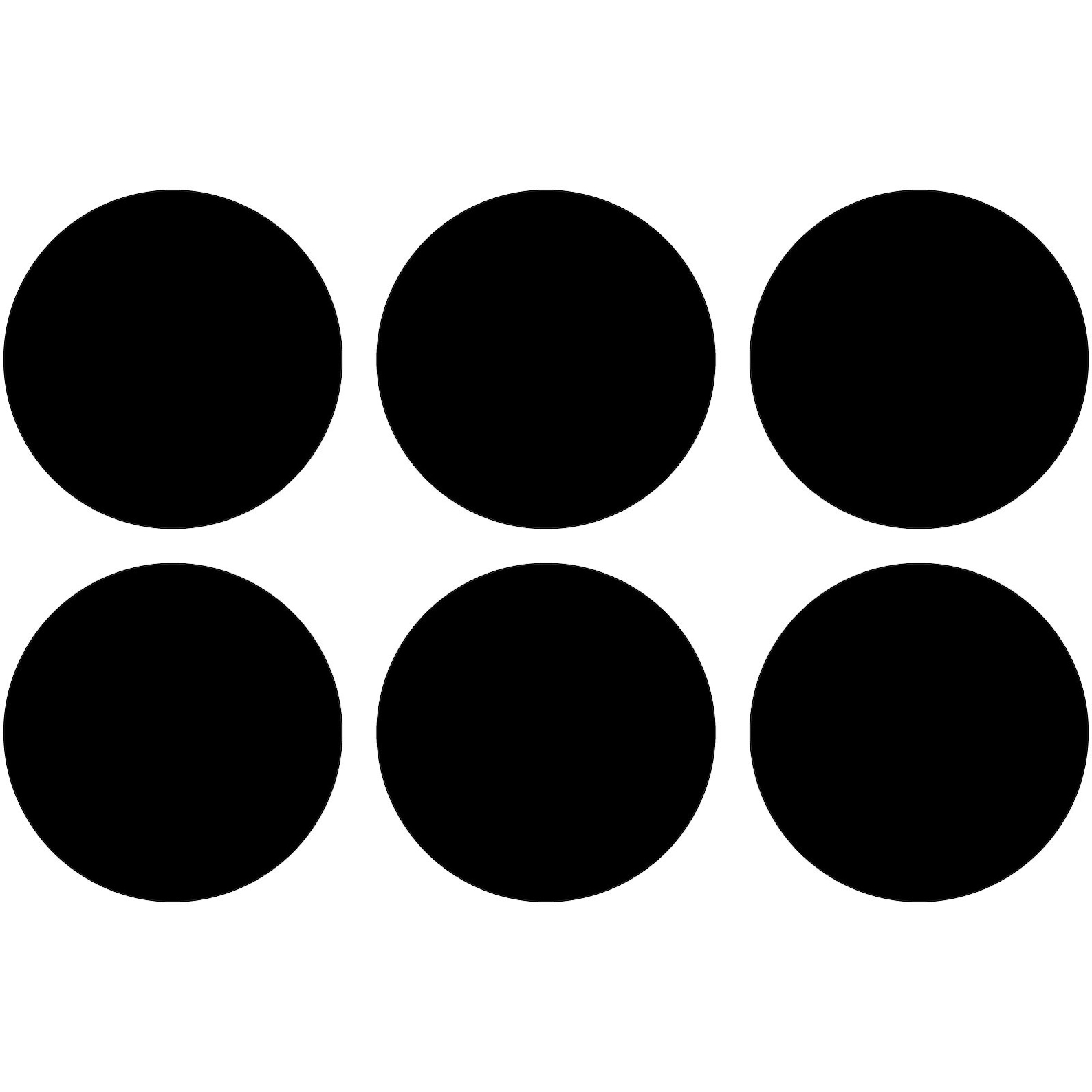 Circle Circles Pack Set Vinyl Decal Car Window Bumper Sticker Etsy