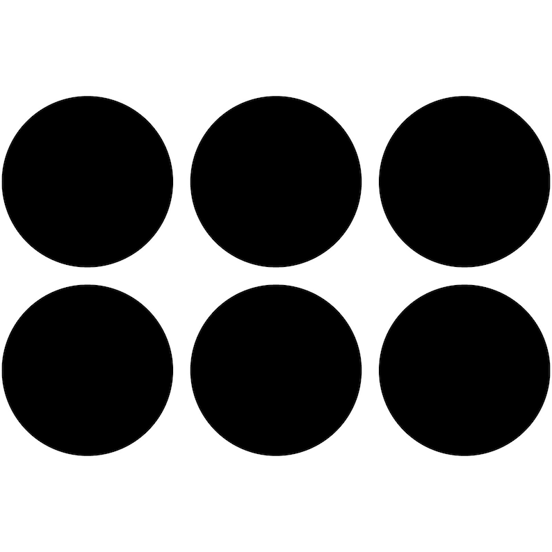 Circle Circles Pack Set Vinyl Decal Car Window Bumper Sticker Etsy