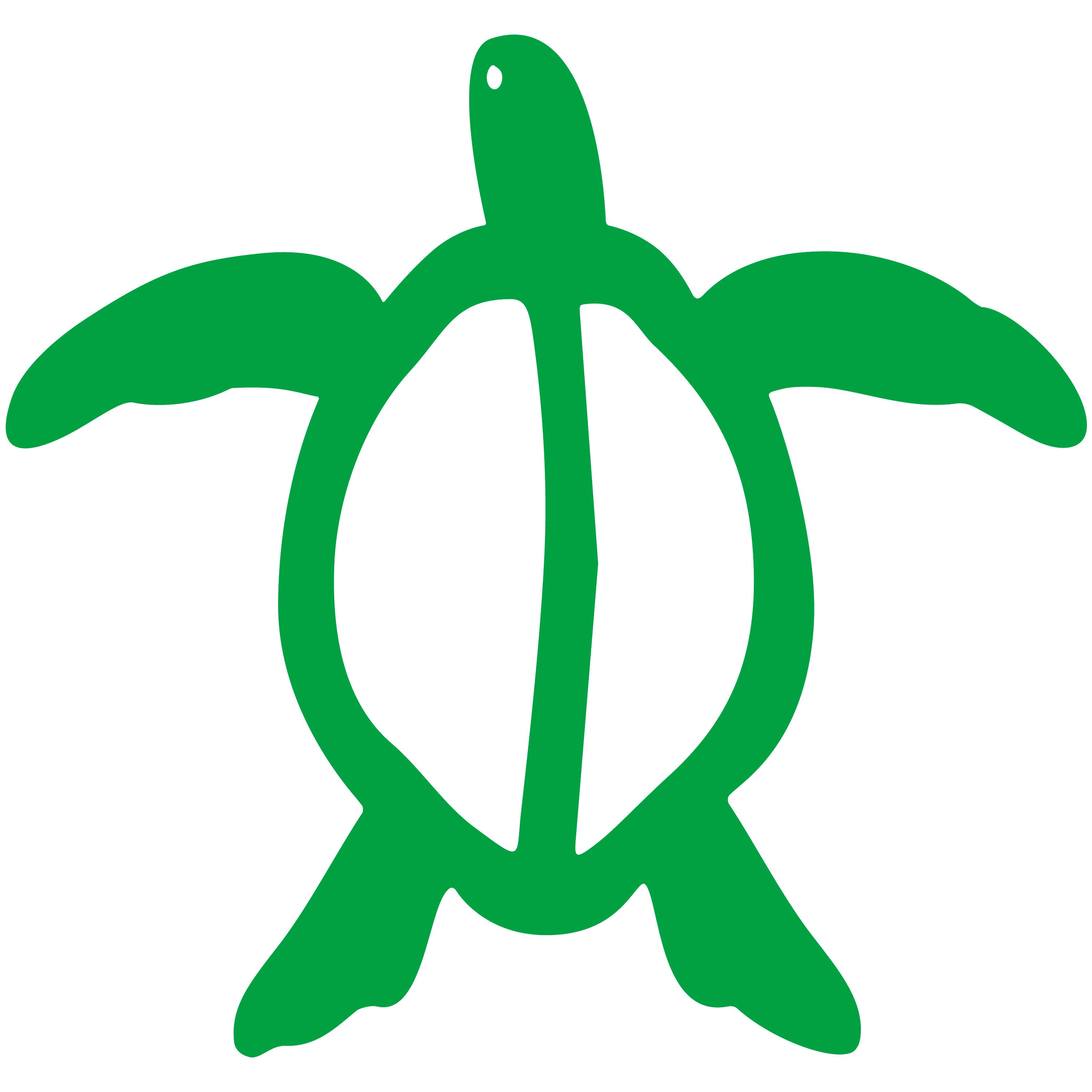 Hawaiian Sea Turtle Vinyl Decal Sticker Car Window Bumper Etsy
