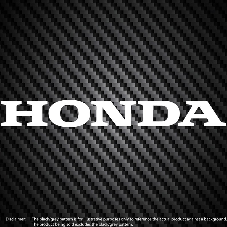 Honda Logo Vinyl Decal Car Window Bumper Sticker Race Offroad Etsy