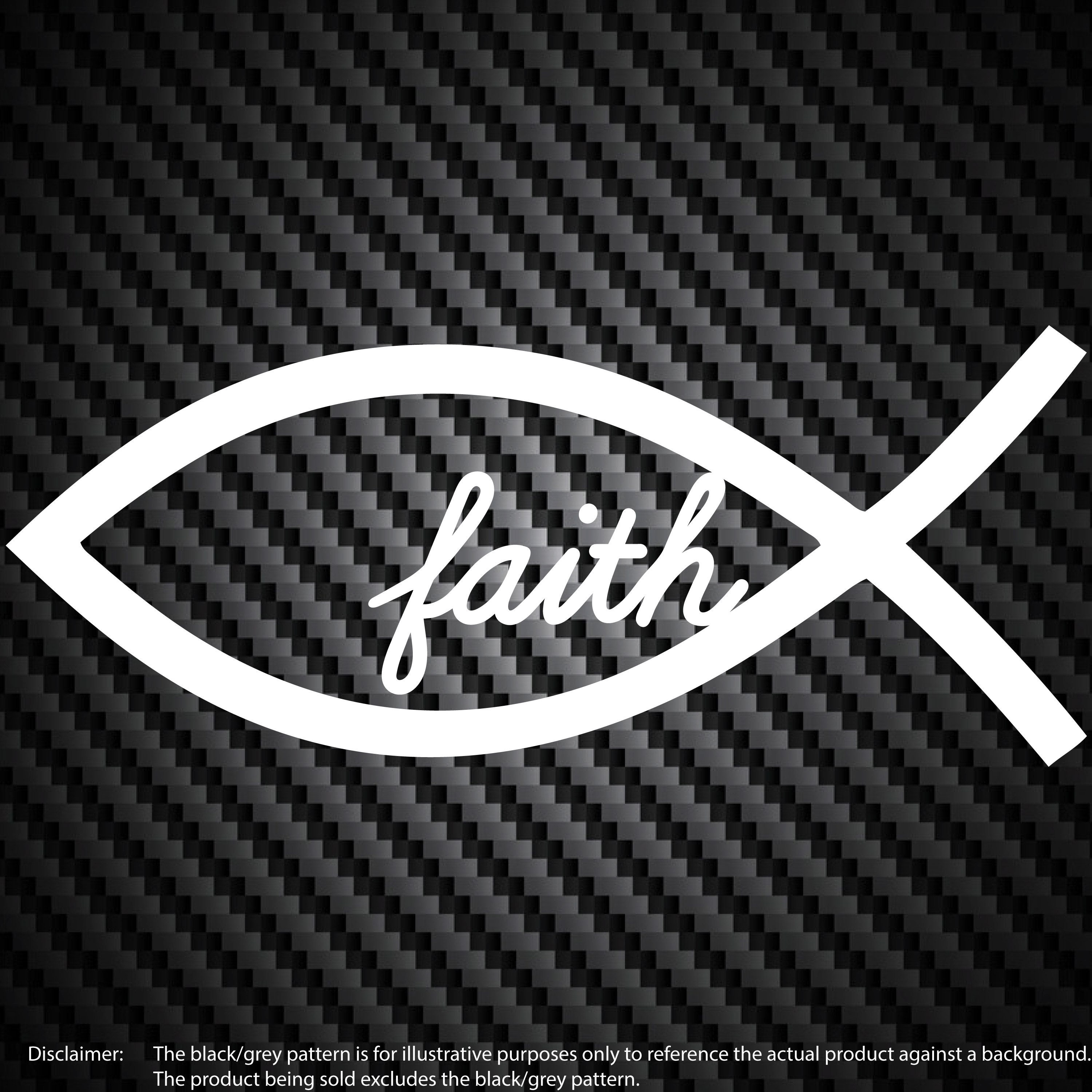 Jesus Fish Faith Vinyl Decal Car Truck Window Bumper Sticker - Etsy