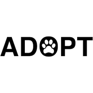 Adopt A Pet Paw V2 Vinyl Decal Car Window Bumper Sticker Dog Puppy Cat Kitten Kitty Animal Rescue Select Color/Size