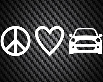 Peace Love Hope #11 Car Truck Bumper Window JDM Fun 10" Vinyl Decal Sticker 