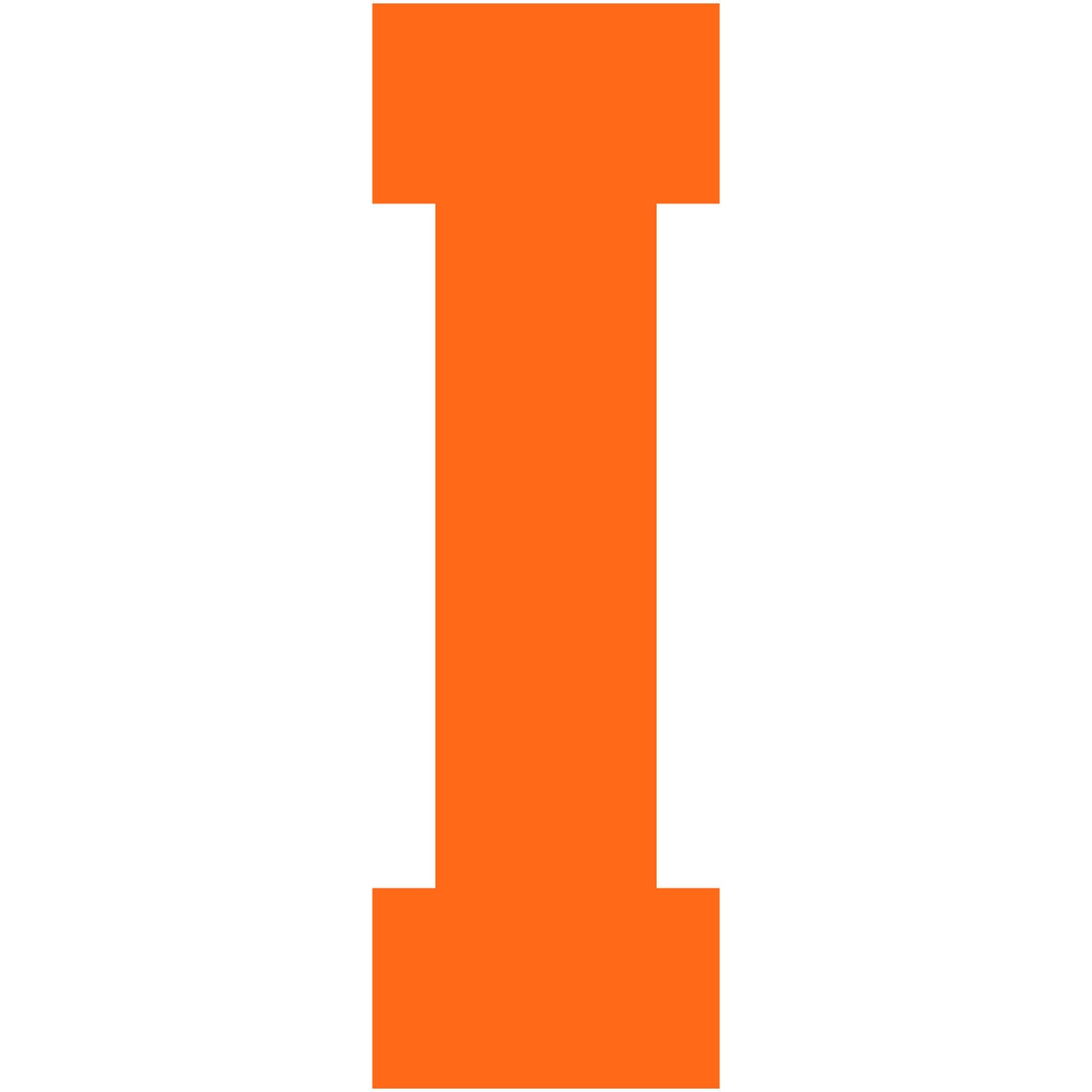 I Sticker Varsity Letter I Decal Sticker Vinyl Window Laptop College Athletic ...