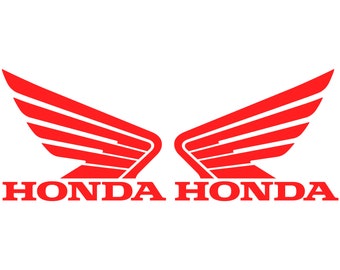 ORIGINAL Honda Aufkleber-Schriftzug BLAU-5cm-Sticker-Logo-Windscreen-Decal-50mm 