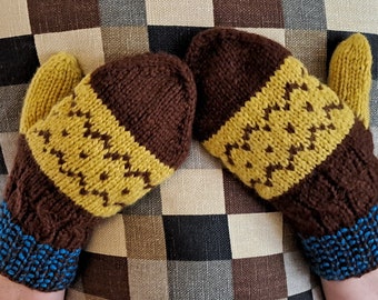 Jogik Mittens - Norwegian Wool - Hand made in Iceland