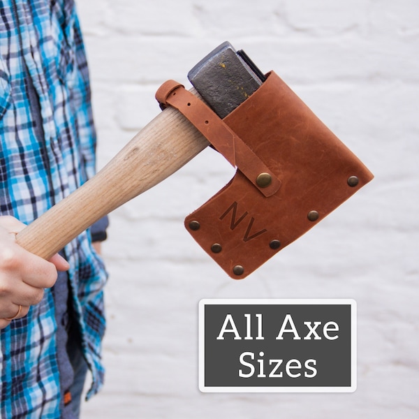 Leather sheath for axe,Hatchet cover,Leather hatchet sheath,Custom axe sheath