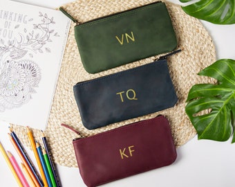 Estuche de cuero para lápices,Portalápices de cuero,Estuche de cuero para lápices,Estuche de cuero para bolígrafos,Estuche de cuero para bolígrafos,Estuche para lápices con cremallera,Estuche para lápices con cremallera,