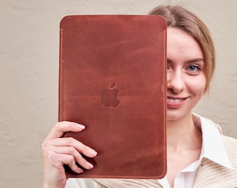 Personalisierte Lederhülle für iPad Air, iPad Air 4, iPad Air 5th gen, iPad Pro 12.9 Lederhülle, Lederhülle für iPad Mini 6, iPad Cover