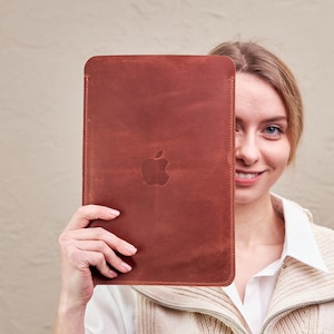 Leren iPad-hoes met monogram, lederen iPad Pro 11-hoes, iPad Pro 10,5-inch hoesje, iPad Air 5-hoes, aangepaste iPad Mini 6-hoes, iPad-hoes