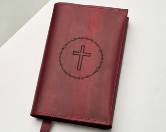 Handmade leather bible cover,Custom leather bible case,Leather bible cover personalized,Bible cover monogram,Engraved leather bible cover