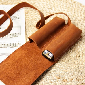 Custodia per armonica in pelle,custodia per armonica personalizzata,custodia per armonica,custodia per armonica personalizzata,accessori per armonica,porta armonica