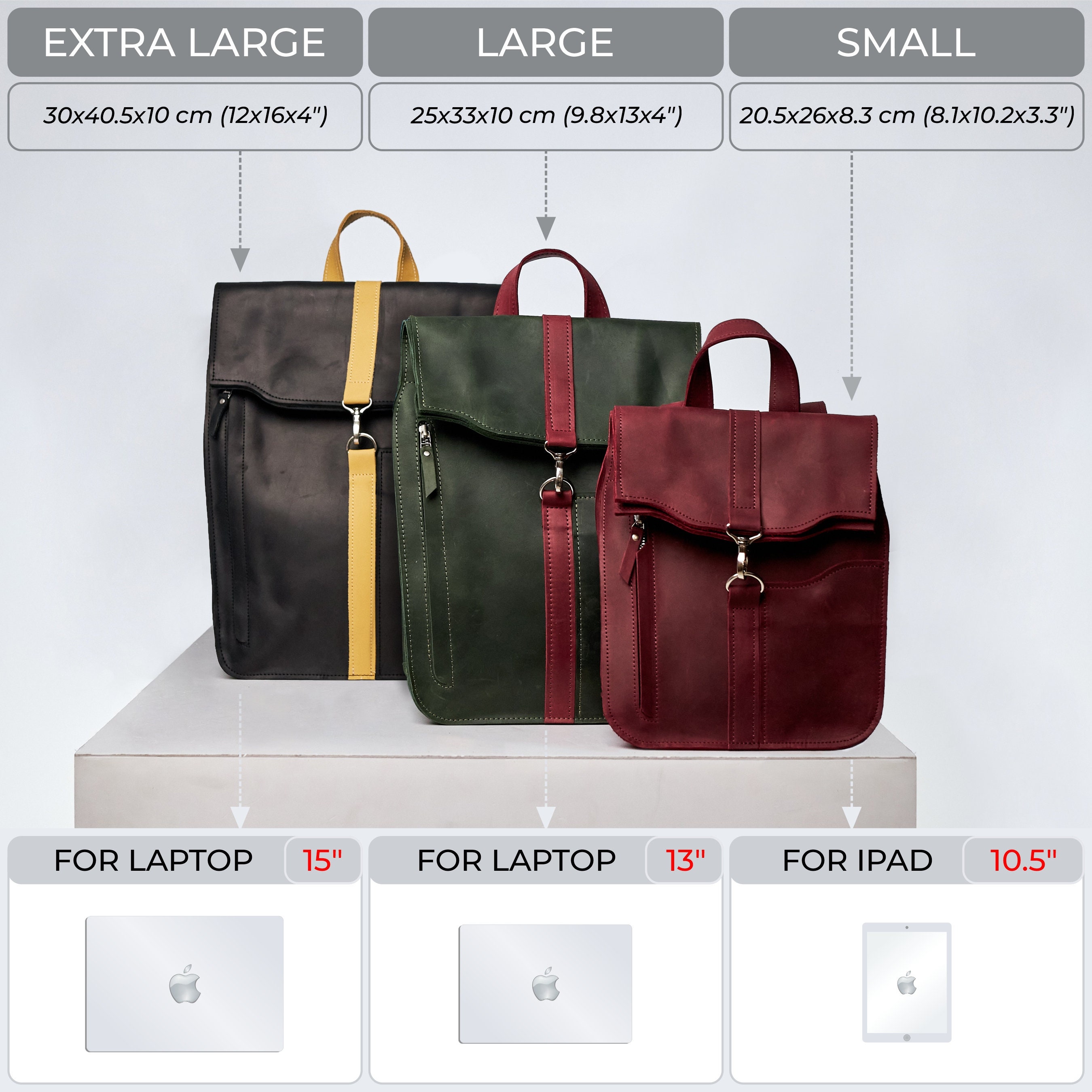 Woman's Rocksack Leather Backpack Purse Women, Leather Laptop Backpack Women, City ...