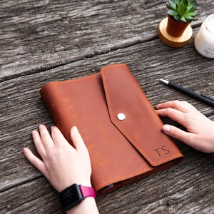 Carpeta de cuaderno de cuero, Carpeta de cuero a5, Carpeta tamaño carta, Carpeta de diario recargable, Cuaderno recargable, Cuero de carpeta de 3 anillas
