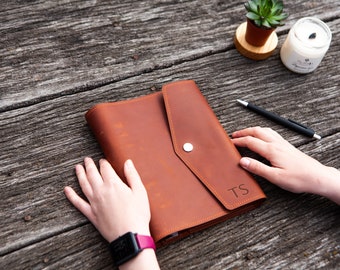 Leather notebook binder,Leather a5 binder,Letter size binder,Refillable journal binder,Refillable notebook,3 ring binder leather