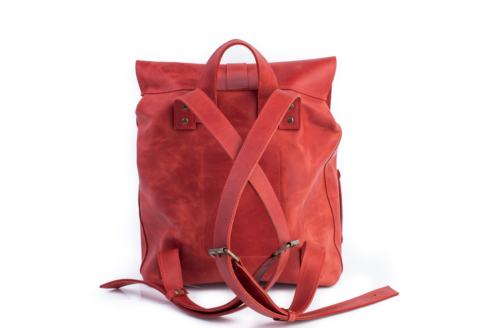 Backpack Womenleather Backpackslaptop Backpackcollege Etsy