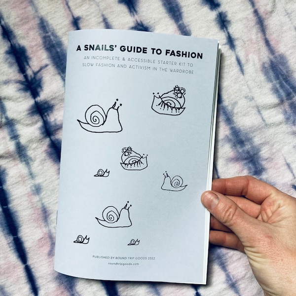 Slow Fashion Zine Guide Starter Closet Activist Sustainable Clothing coloring book