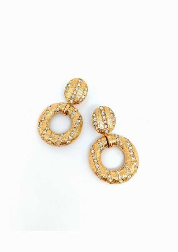 Beautiful vintage Yves Saint Laurent clip earring… - image 1