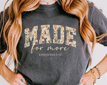 Comfort Colors® Bible Verse Crop Top, Cute Christian Crop Top For Women, Christian Faith Jesus Crop Top, Boho Faith Crop Top, Christianity