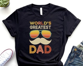 Le plus beau t-shirt papa du monde, cadeau d'anniversaire, cadeau père, t-shirt pour homme, t-shirt papa, joyeuse fête des pères, t-shirt nouveau papa, cadeau père fille