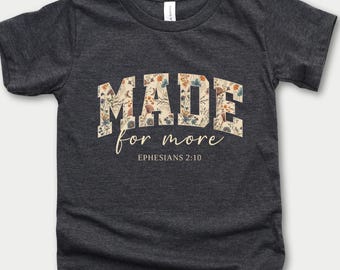 Camiseta con versículo bíblico para niños pequeños, linda camiseta cristiana para niños, camiseta de fe de Jesús, regalo de cristianismo, camiseta bohemia de fe, camiseta de cristianismo