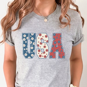 4th Of July T-Shirt, Fourth of July USA Shirt, America Shirt, Patriotic Shirt, Independence Day Tee Shirt, 4th July Retro Star Tee, 1776 Tee