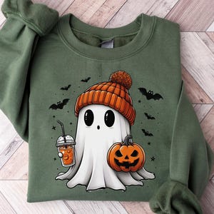 Halloween Ghost Shirt, Cute Ghost Shirt, Halloween Shirt for Women, Cute Fall Shirt, Spooky Season Shirt, Gift For Halloween, Gift