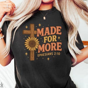 より快適なカラーシャツ、クリスチャンTシャツ、イエス・キリストシャツ、聖書の言葉シャツ、信仰に基づいたTシャツ、彼女へのクリスチャンギフト