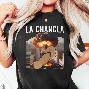 La Chancla Shirt, lustiges mexikanisches Shirt, Frauen Mexiko Shirt, Latein Shirt, Spanisches Shirt, Mexicana Shirt, Puerto Rico Shirt, Comfort Farben