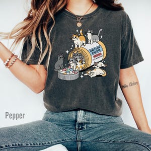 Comfort Colors Antidepressant Cat Shirt, Funny Cat Sweatshirt, Cat Mom Sweater, Cat Lover Gift, Cat Owner Gift, Mental Health Matter Shirt image 3
