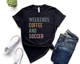 Voetbalshirt, voetbalmoedershirt, Game Day Tee, voetbalcadeau, shirt voor voetbalmoeder, shirts met gezegden, voetbalvader