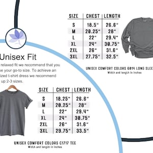 a picture of a shirt size guide