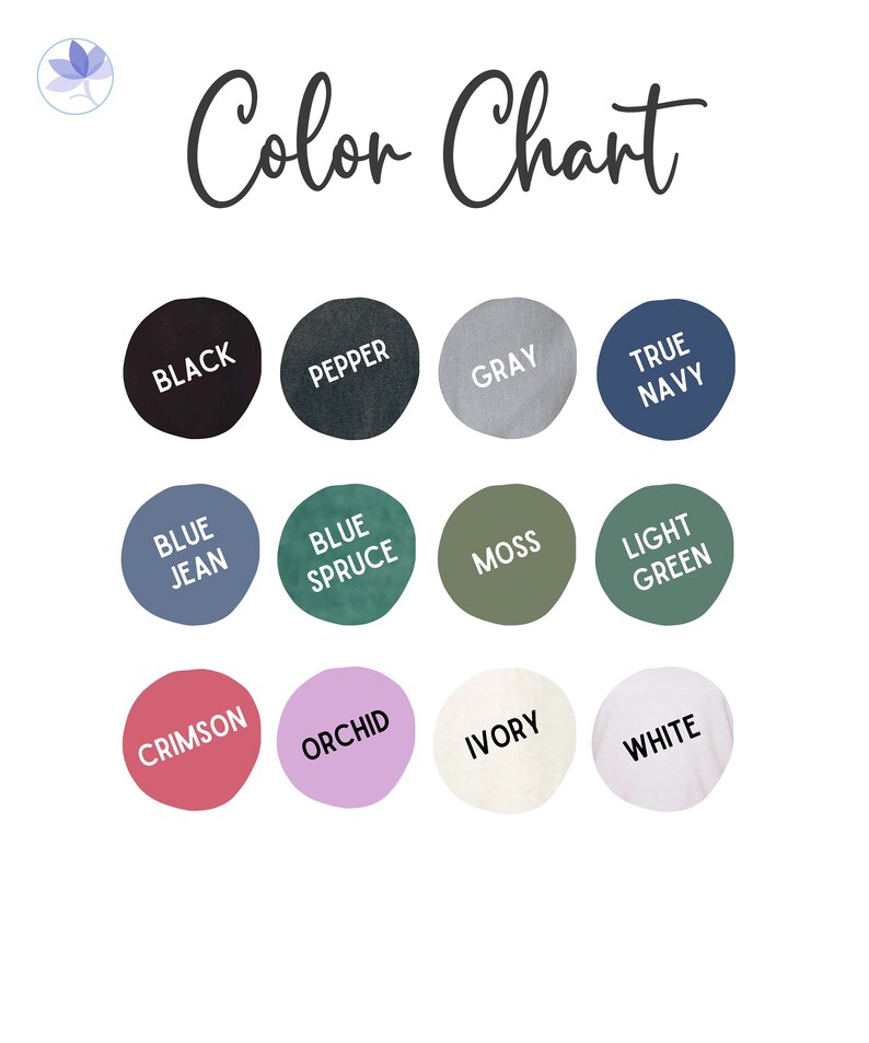 the color chart for the color wheel