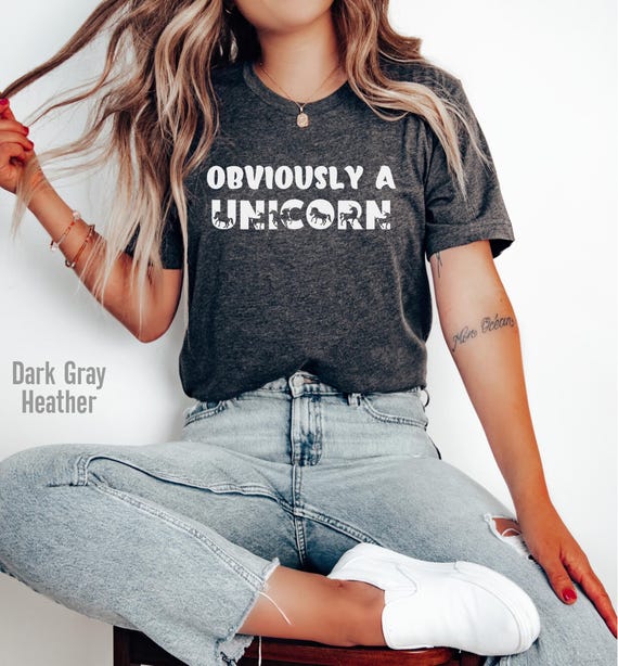 Obviously A Unicorn Shirt, Cute Unicorn Shirt, Magical Tee, Unicorn Design Tee, Unicorn Lover Shirt, Unicorn Mom Shirt, Funny Unicorn Shirt