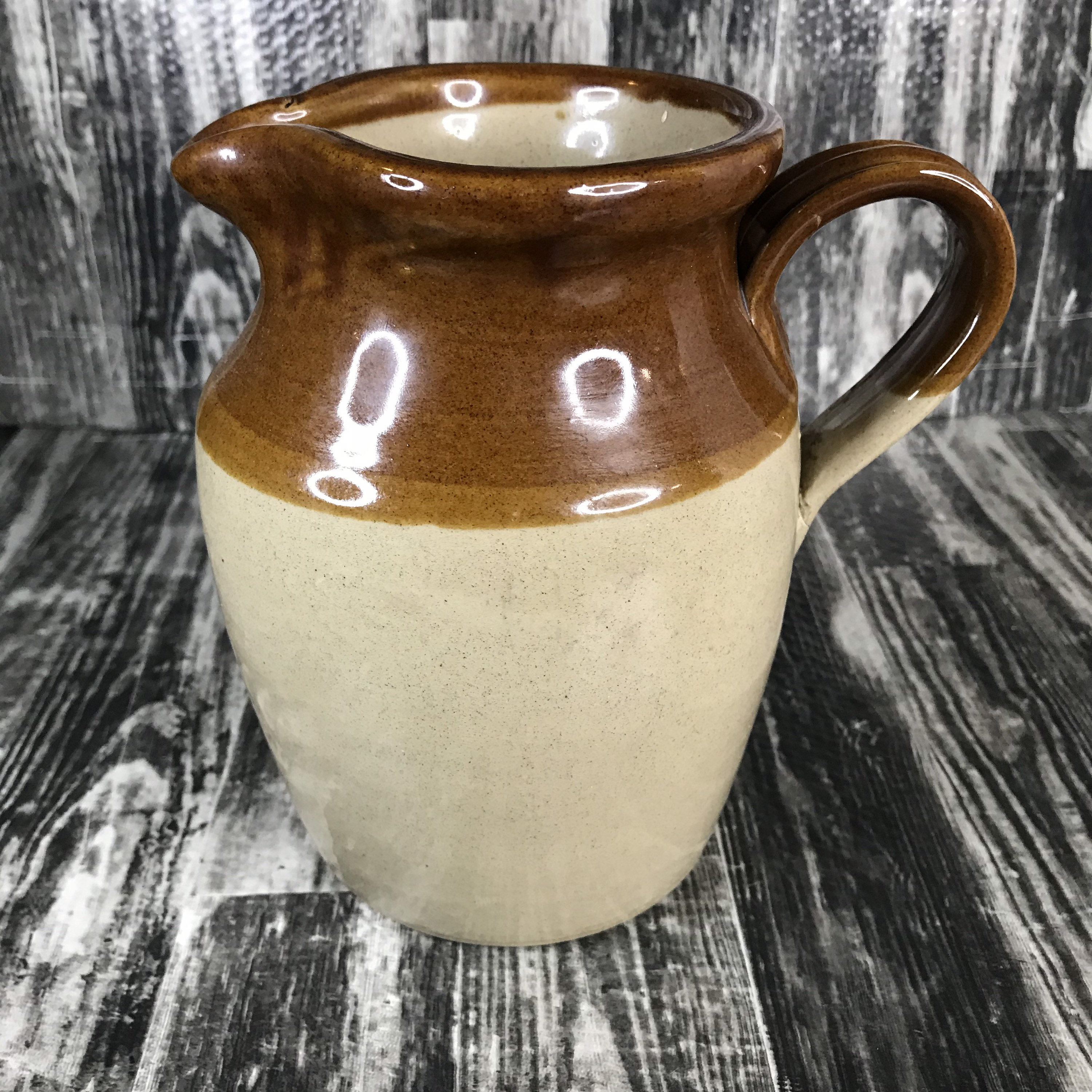 Antique Kitchen Decor ceramic pitcher Farmhouse Cabin Country Etsy