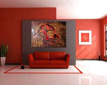 Extra Large Abstract Couple Art, Romantic Couple Painting,Original Impression Couple Art painting,Abstract canvas Couple Art,Couple Gifts