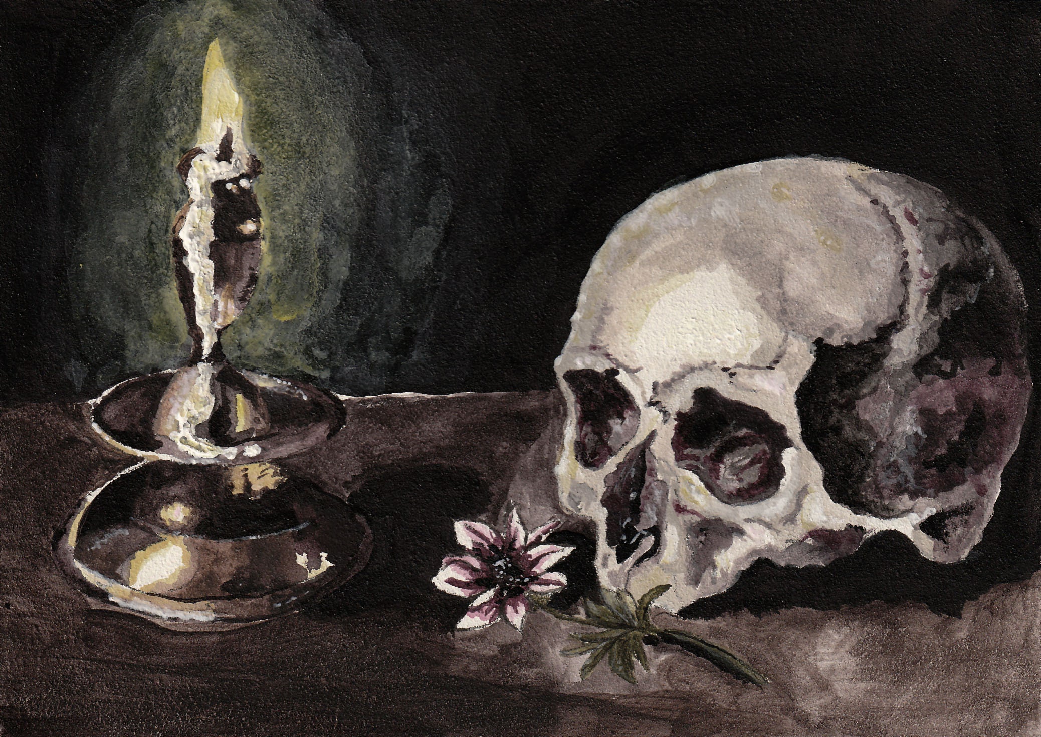 Anarkh  VANITAS Skull Candle