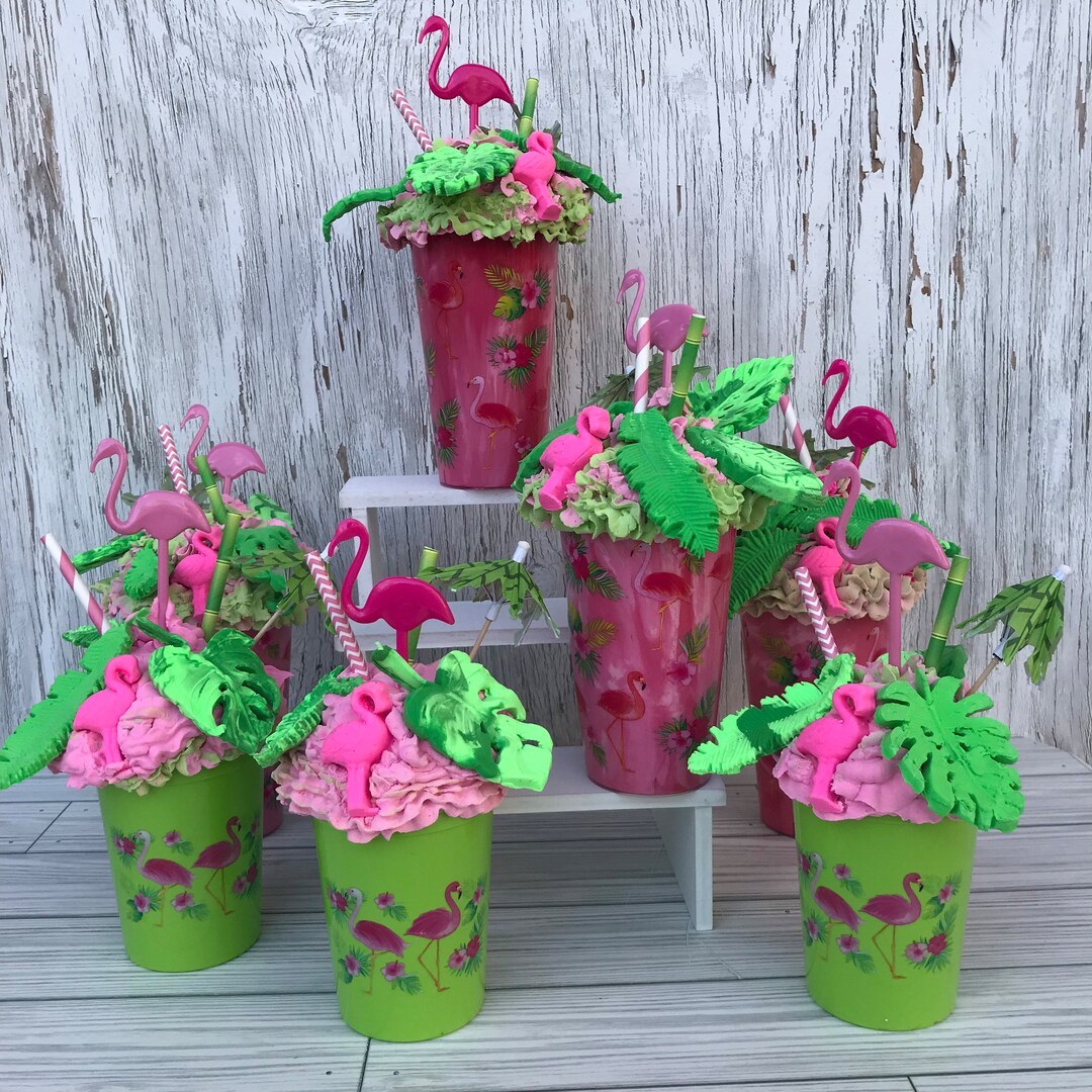 Flamingo Bar Decor-flamingo Container Decor-tropical Decor-flamingo