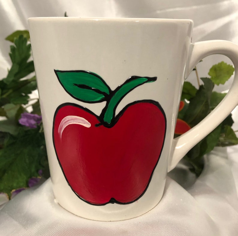 Braille Gifts for Teachers, Teach Loveinspire Hand Painted Apple With