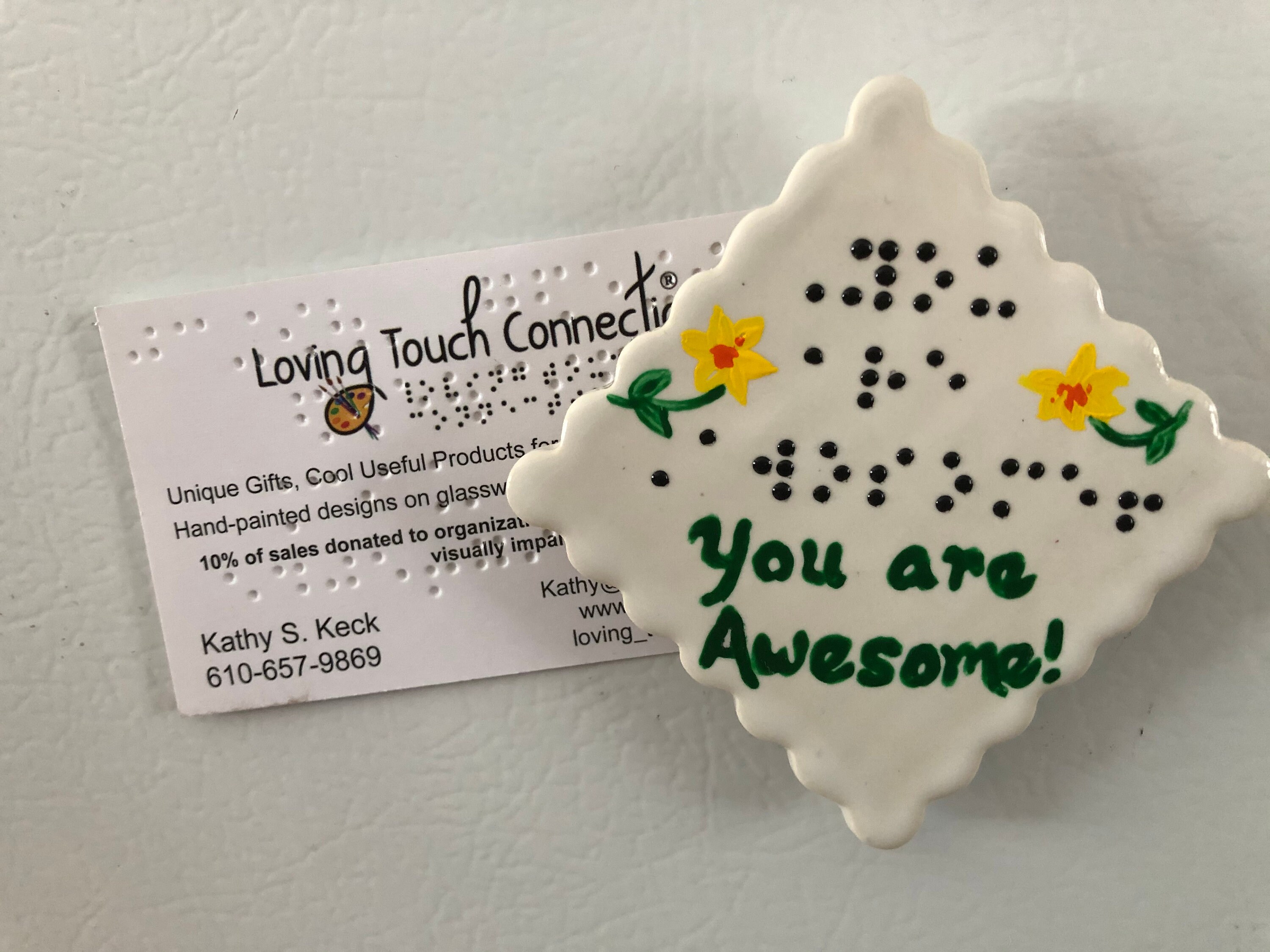 Braille Gifts You are Awesome Love Etsy.de