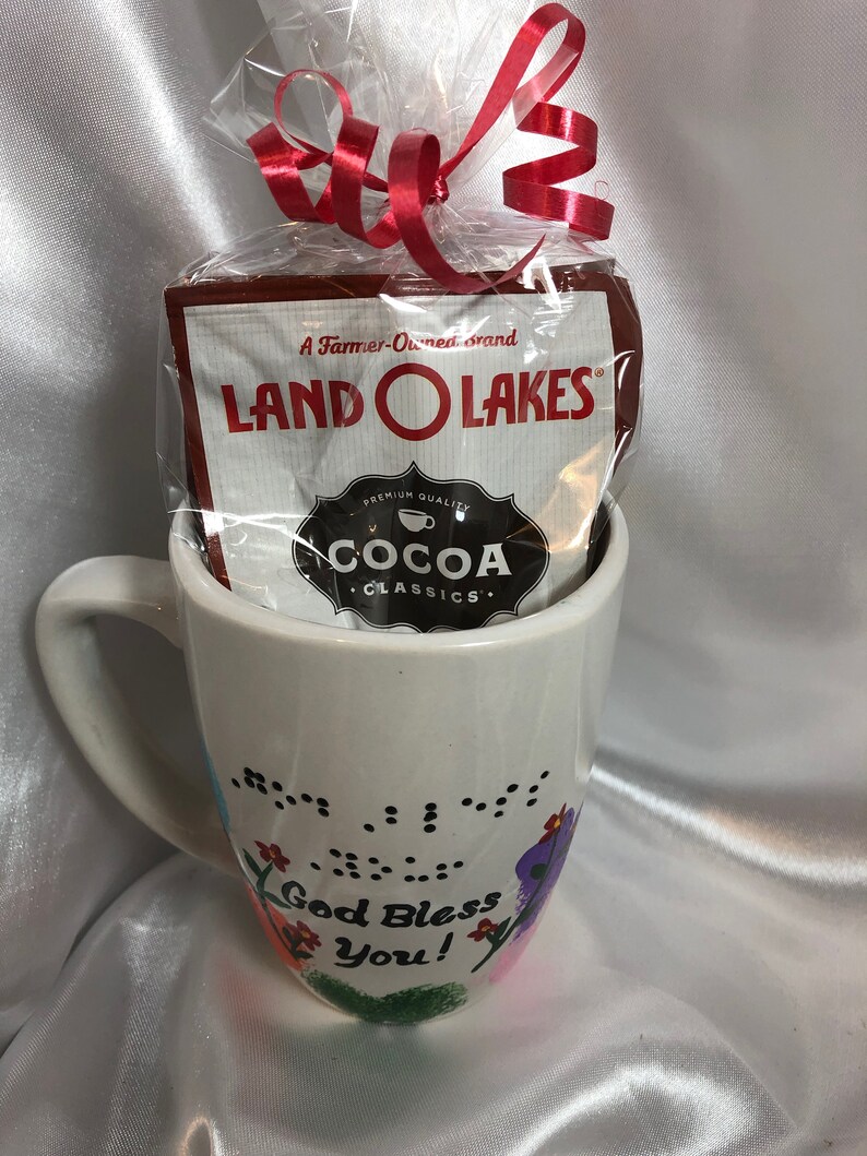 Braille Gifts Raised Dot Braille Braille Coffee/tea Mug Cup Etsy