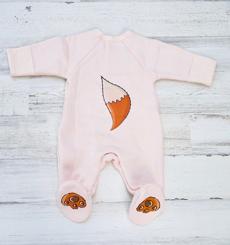 Baby Girl Fox Warm Jumpsuit Newborn ClothingBaby Jumpsuit Baby Fox Baby Overalls NewbornClothingBaby Clothing Winter Baby Clothing