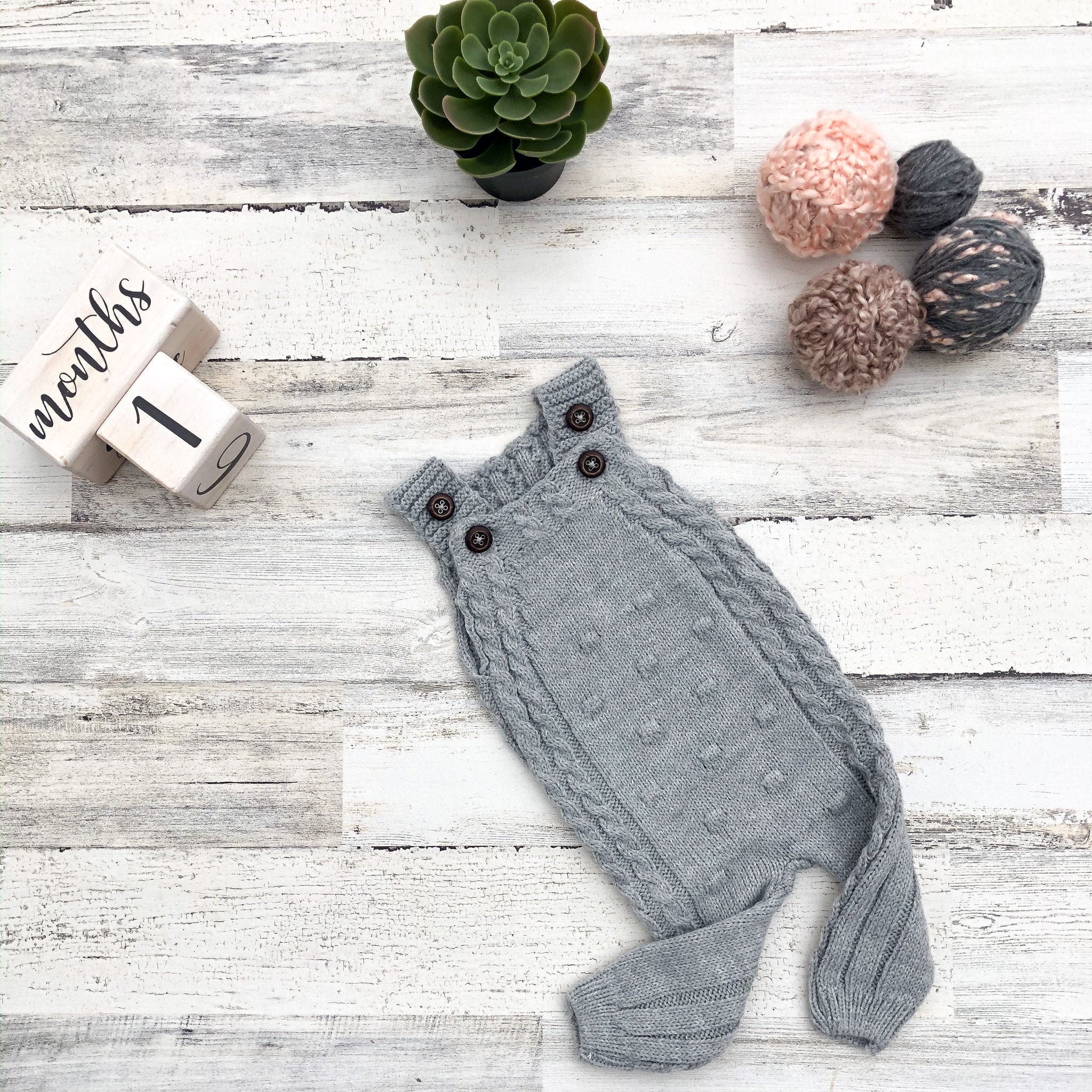 Baby Knit Overalls/Knit Baby Clothes/ Unisex Baby Outfits/Baby Etsy