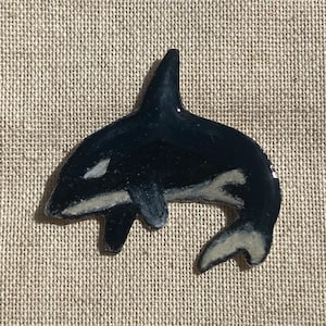 Orca Pin, Brooch