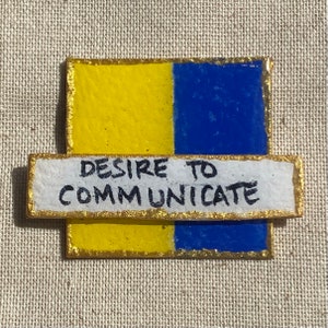 Desire To Communicate Nautical Flag Pin, Brooch