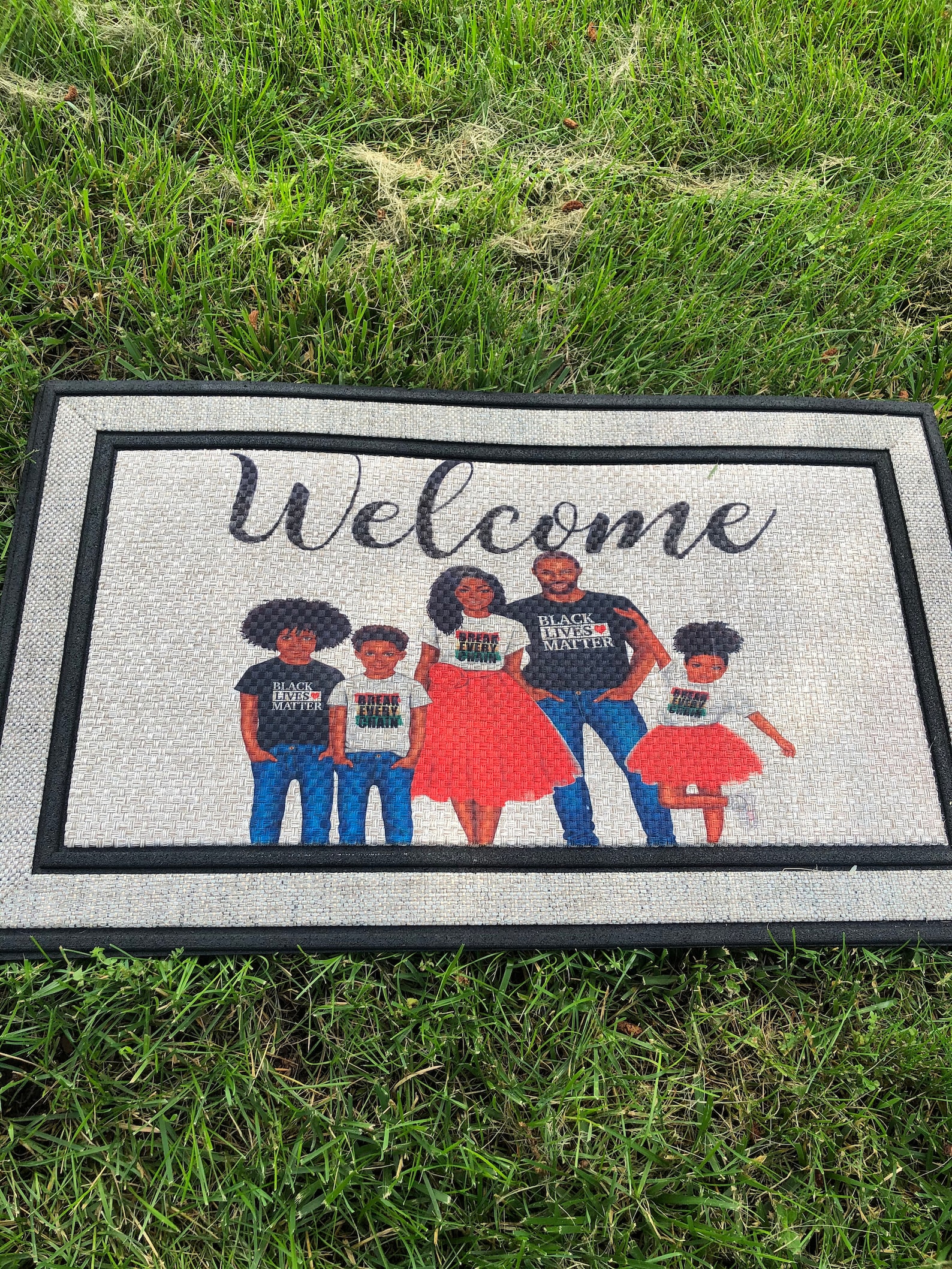 Mat Indoor Mat Outdoor Mat Entryway Rug Black Etsy