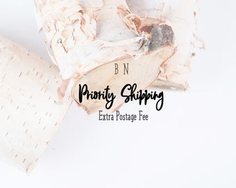 RUSH MY ORDER: Priority Shipping Upgrade- Extra Postage Fee- Add On by BirchNotes