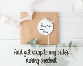 GIFT WRAPPING: Add On by BirchNotes