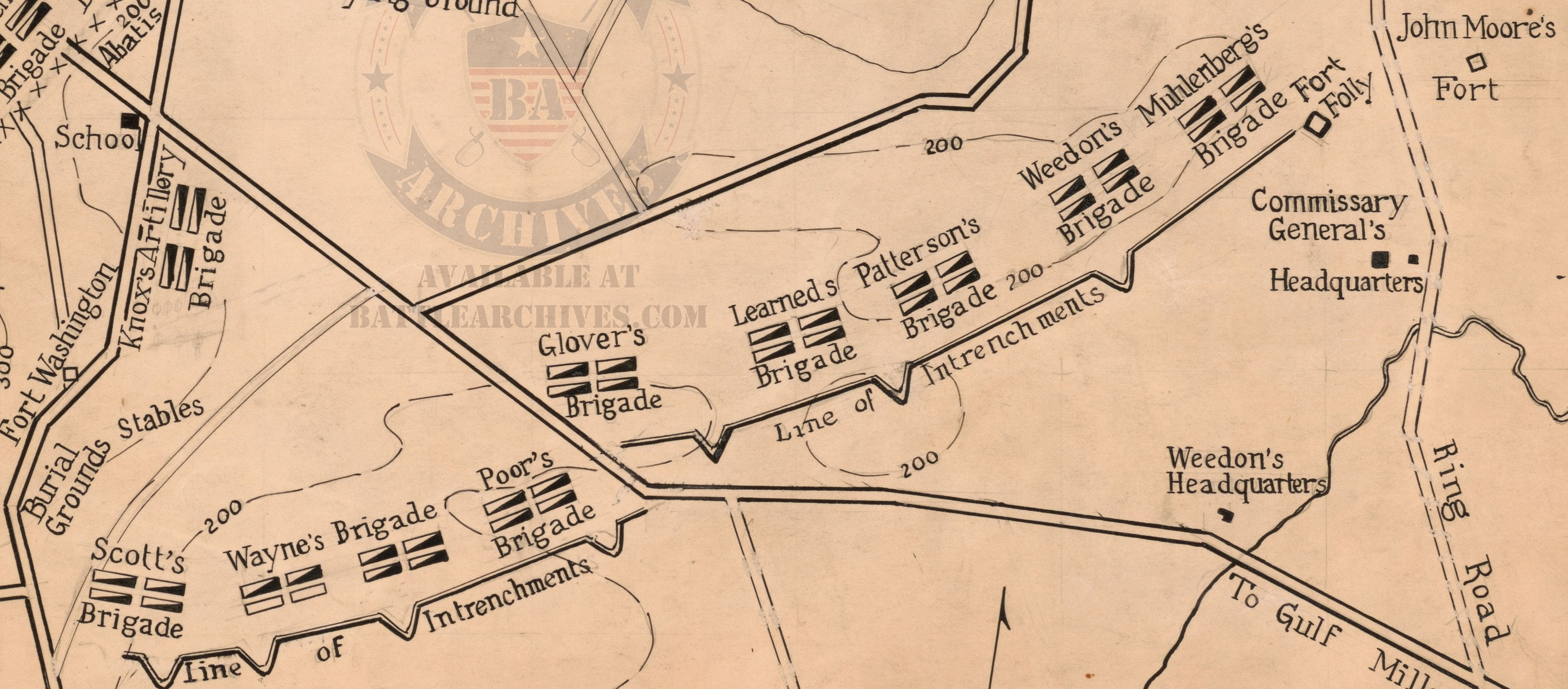 Valley Forge On Map Valley Forge Revolutionary War Encampment Map 1777-1778 | Etsy Uk