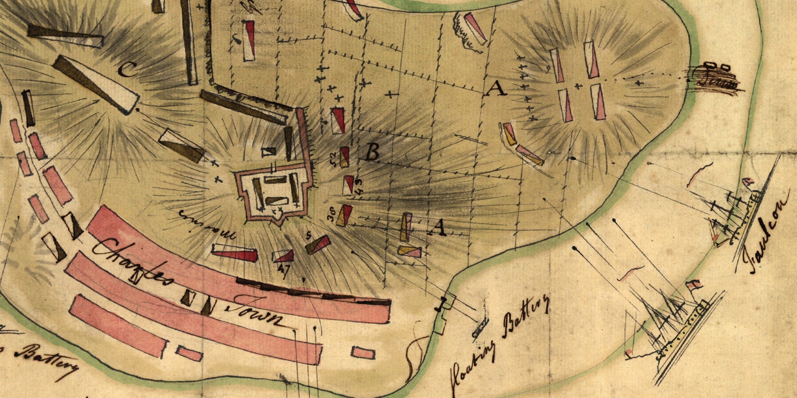 Bunker Hill Revolutionary War Map, 1775 Etsy